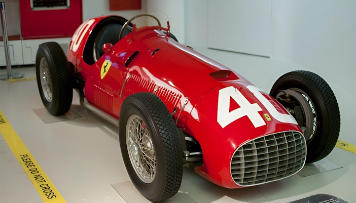 Vintage Ferrari Race Car - If you're short on time