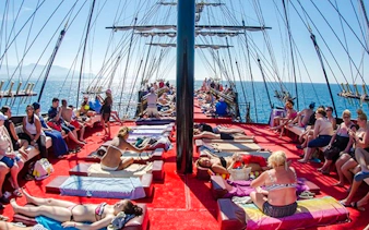 antalya: lara pirate boat cruise with lunch and hotel transfers-10