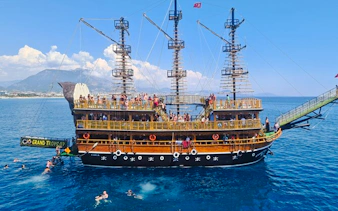 alanya pirate boat cruise with hotel transfer, lunch and soft drinks-7