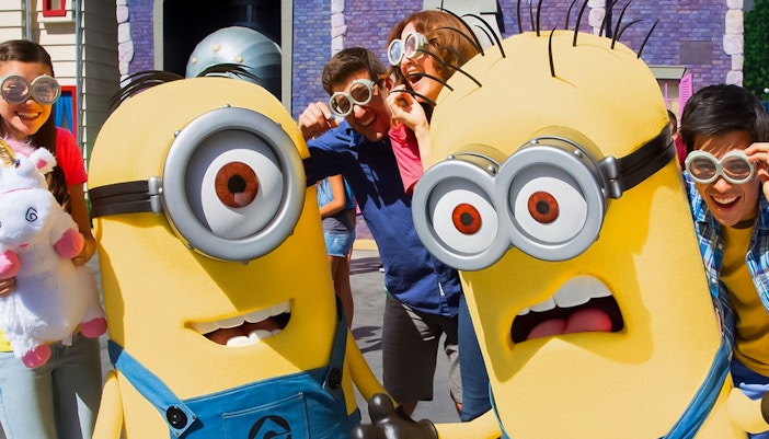 Minions inside Universal Studios Hollywood