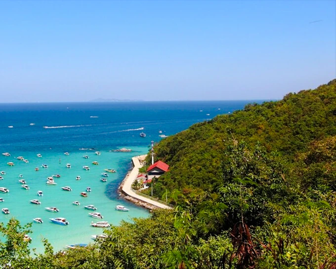 From Bangkok: Koh Larn Coral Island and Art in Paradise Pattaya Day Trip