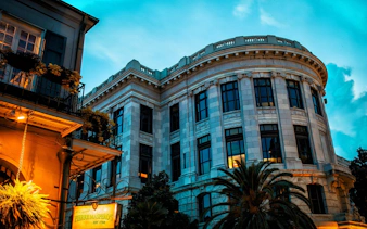 Historic building and street view on New Orleans Interactive Ghosts and Spirits Walking Tour.