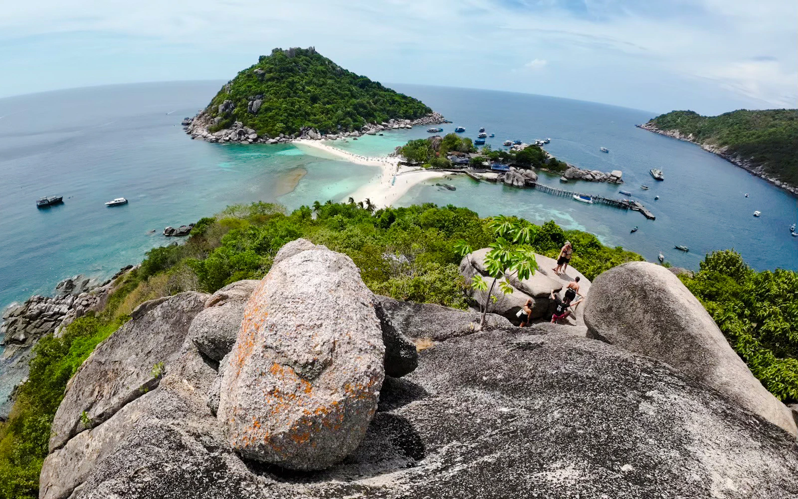 From Koh Samui: Koh Tao and Koh Nang Yuan Snorkeling Tour by Speedboat