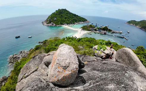 z koh samui: wycieczka na koh tao i koh nang yuan z nurkowaniem z rurką do nurkowania na łodzi motorowej-1