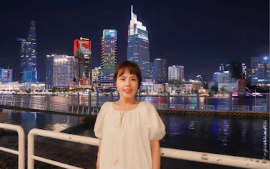 Ho Chi Minh City Night Walking Tour with Rooftop Viewpoint and Riverside Walk