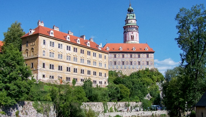 view of Cesky Krumlov Castle