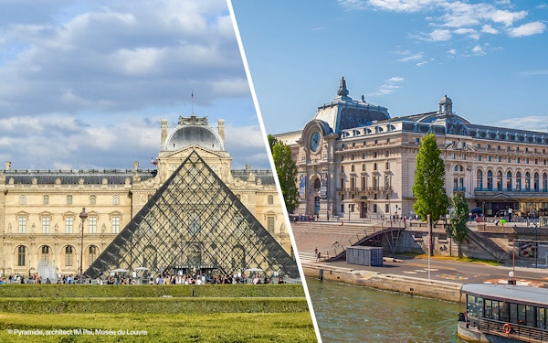 Combo: Louvre Museum + Orsay Museum Tickets with Audio Guide