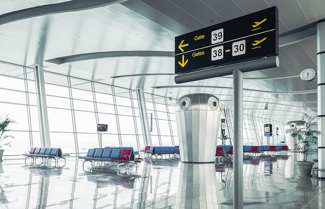 Inside Airport