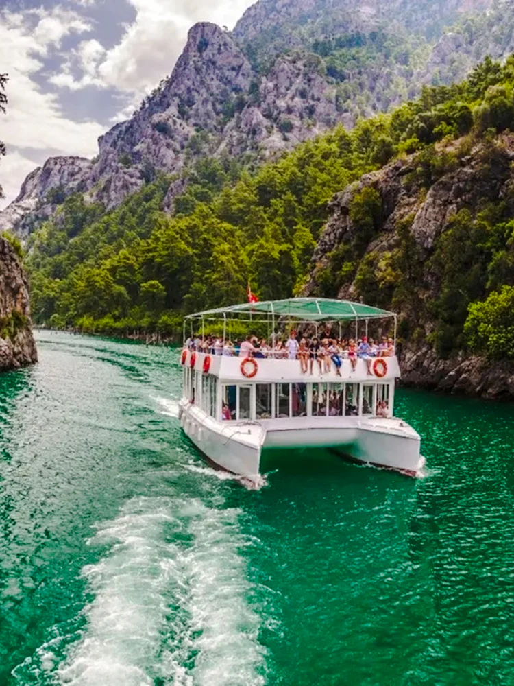 desde antalya: tour en barco por el cañón verde con almuerzo, refrescos y traslados de ida y vuelta al hotel-1