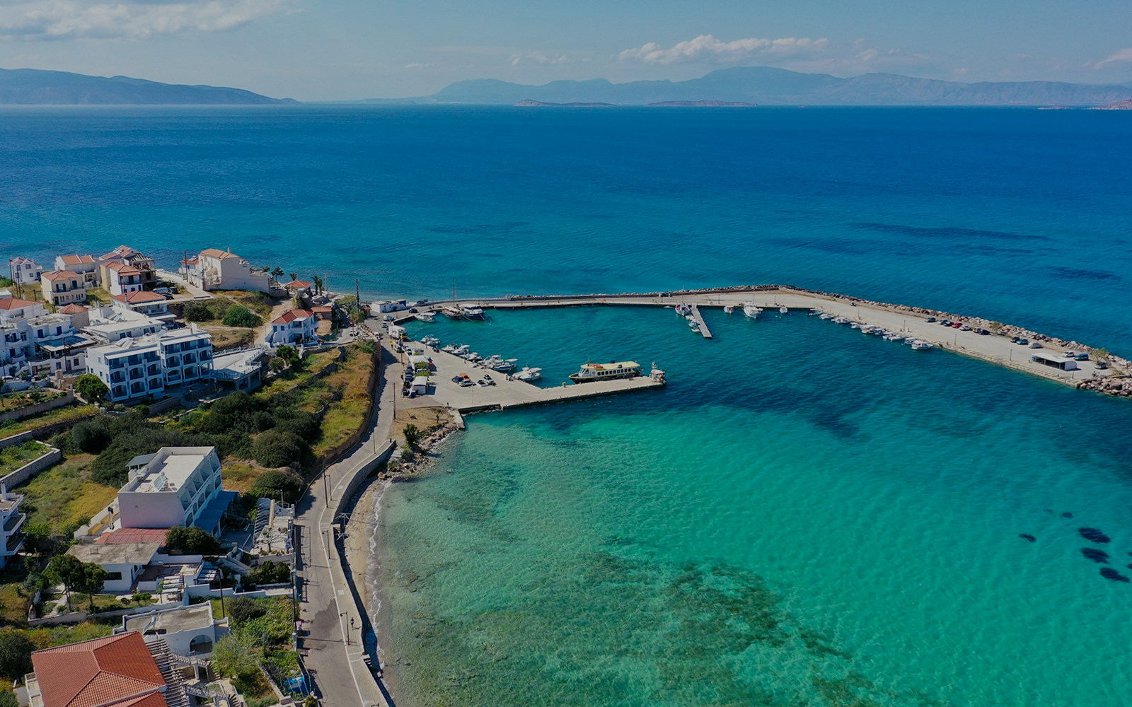 Megalochori beach, Agistri