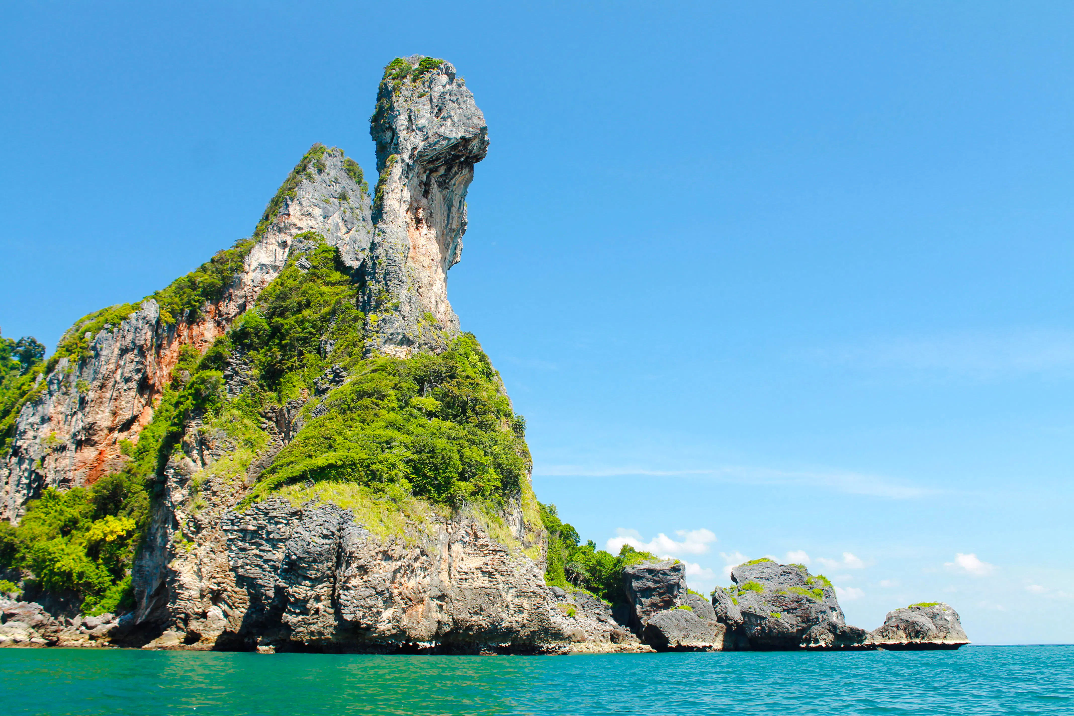 Krabi 4 Islands One Day Trip by Speedboat or Longtail Boat