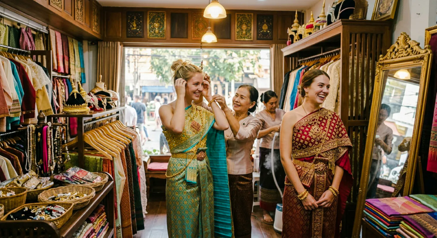 Chiang Mai Wat Phra Singh Small-Group Guided Tour with Thai Costume Rental