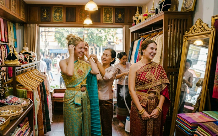 Chiang Mai Wat Phra Singh Small-Group Guided Tour with Thai Costume Rental