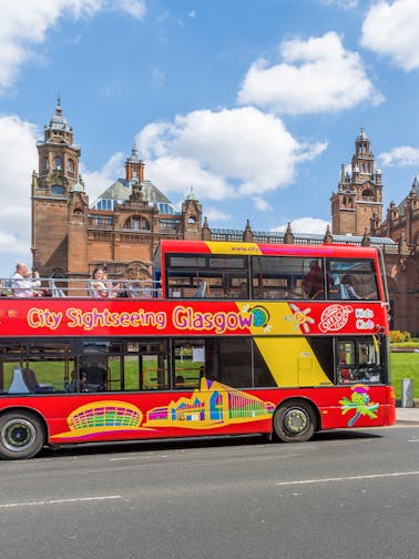 Stadsbezichtiging Glasgow Hop-on hop-off Tickets