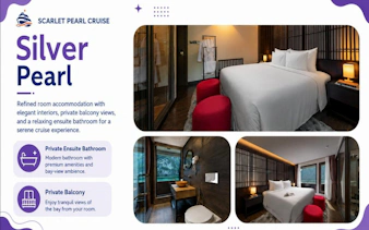 Lan Ha Bay cruise room with ensuite bathroom and balcony view.