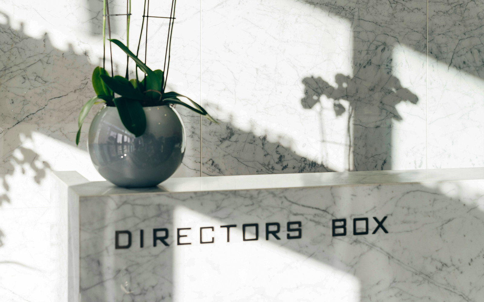Directors Box at the Emirates Stadium, London