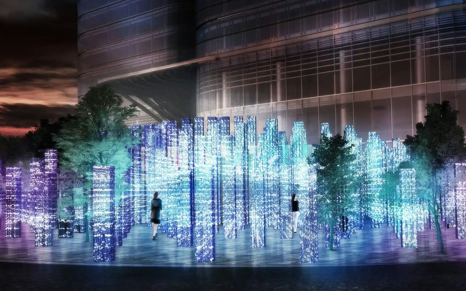 Crystal Forest, teamLabs