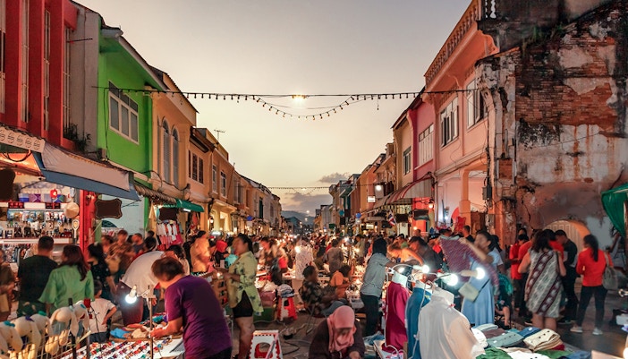 Local street market