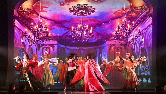 My first Cabaret show, Cabaret dance performing on stage in Paris