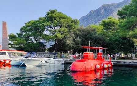 From Kotor: Boka Bay Panorama and Underwater Experience in a Submarine