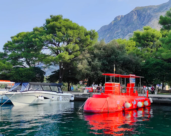 From Kotor: Boka Bay Panorama and Underwater Experience in a Submarine