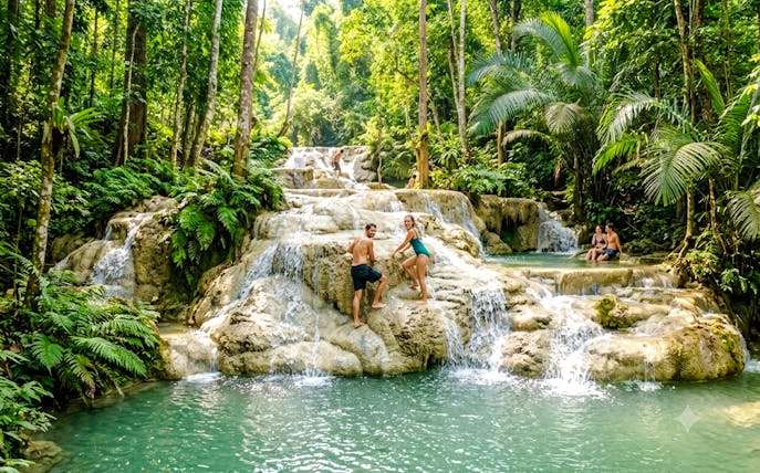 from chiang mai: bua thong sticky waterfalls and chet si fountain small-group tour-1