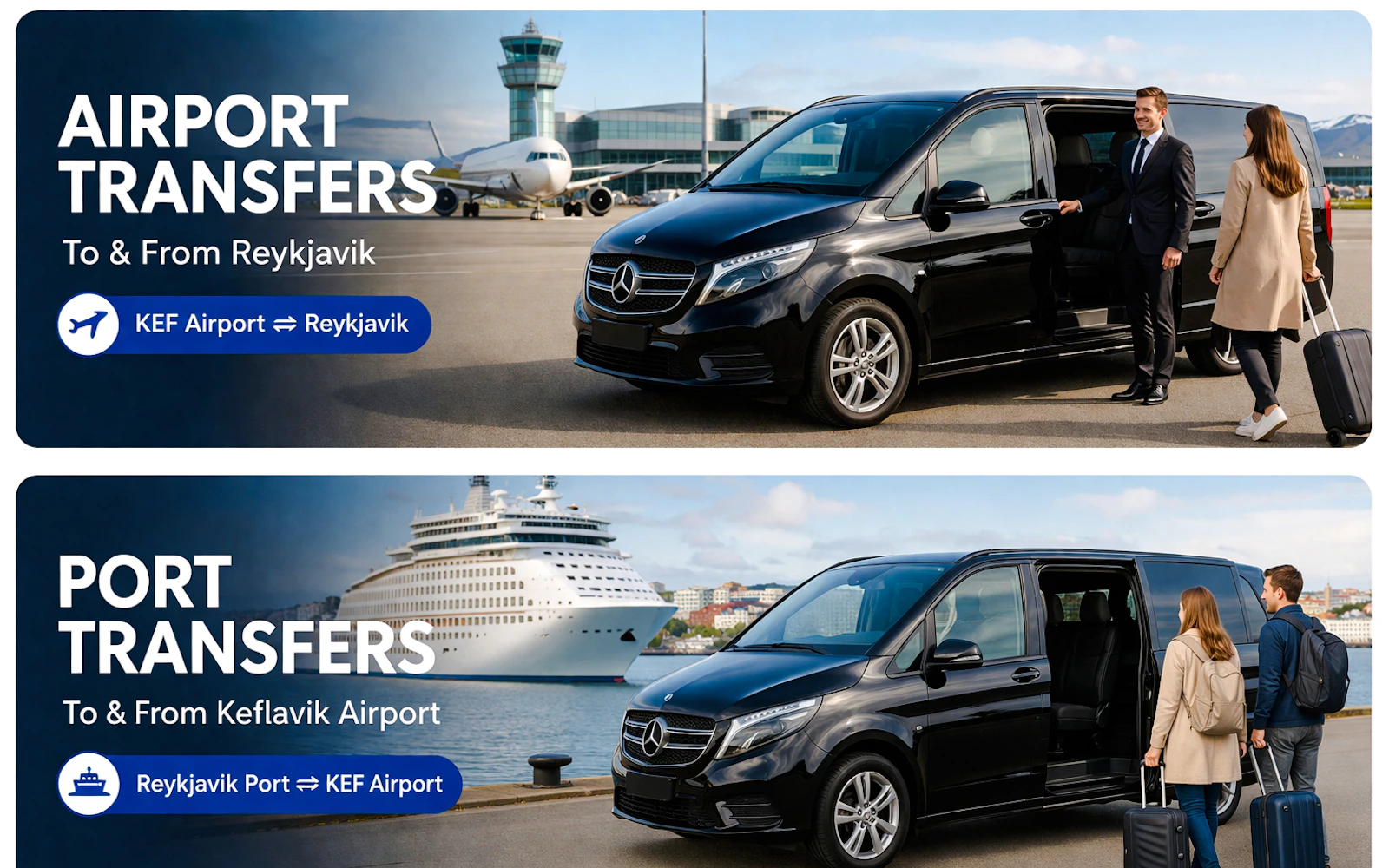 Keflavik Airport Private Transfer with Meet-and-Greet Image 2
