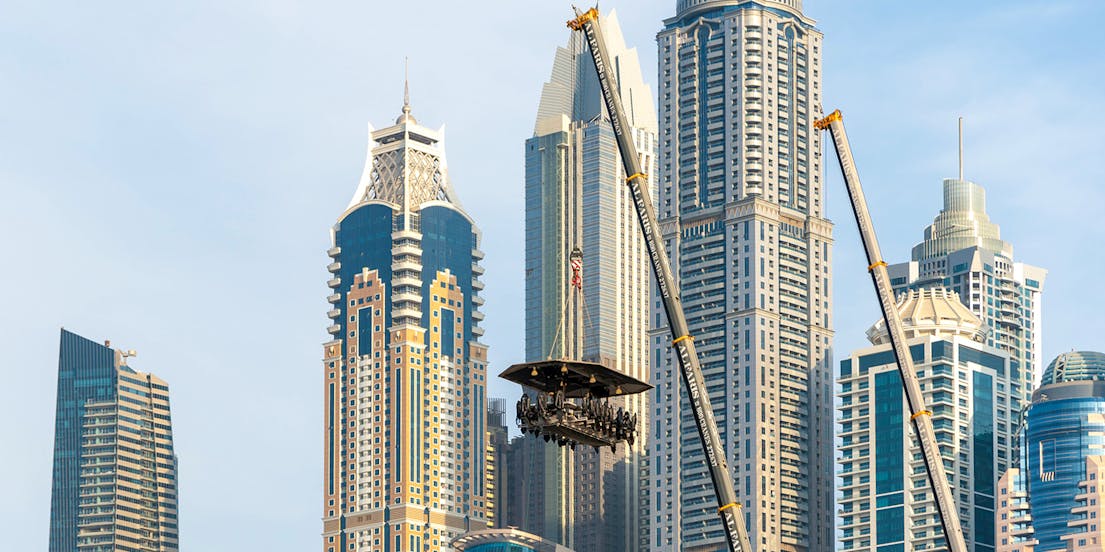 Dinner in the Sky at Dubai