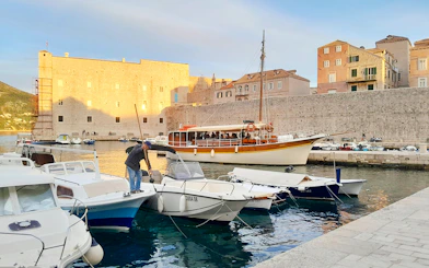 Panorama Cruise in Front of Dubrovnik City Walls