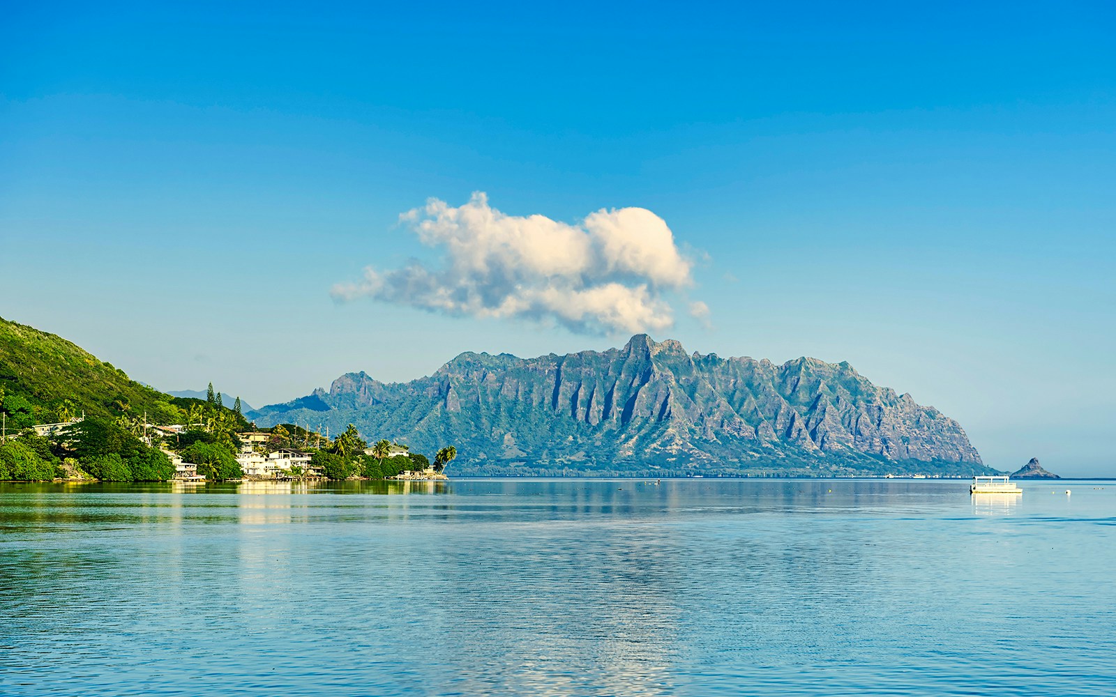 Secluded beach access