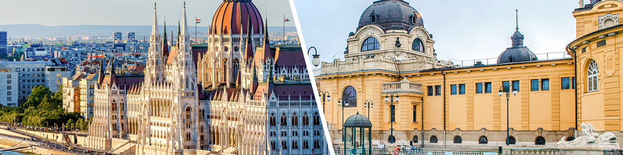 Kombitickets: Mehrsprachiger Audioguide durch das Ungarische Parlament + Széchenyi-Thermalbad