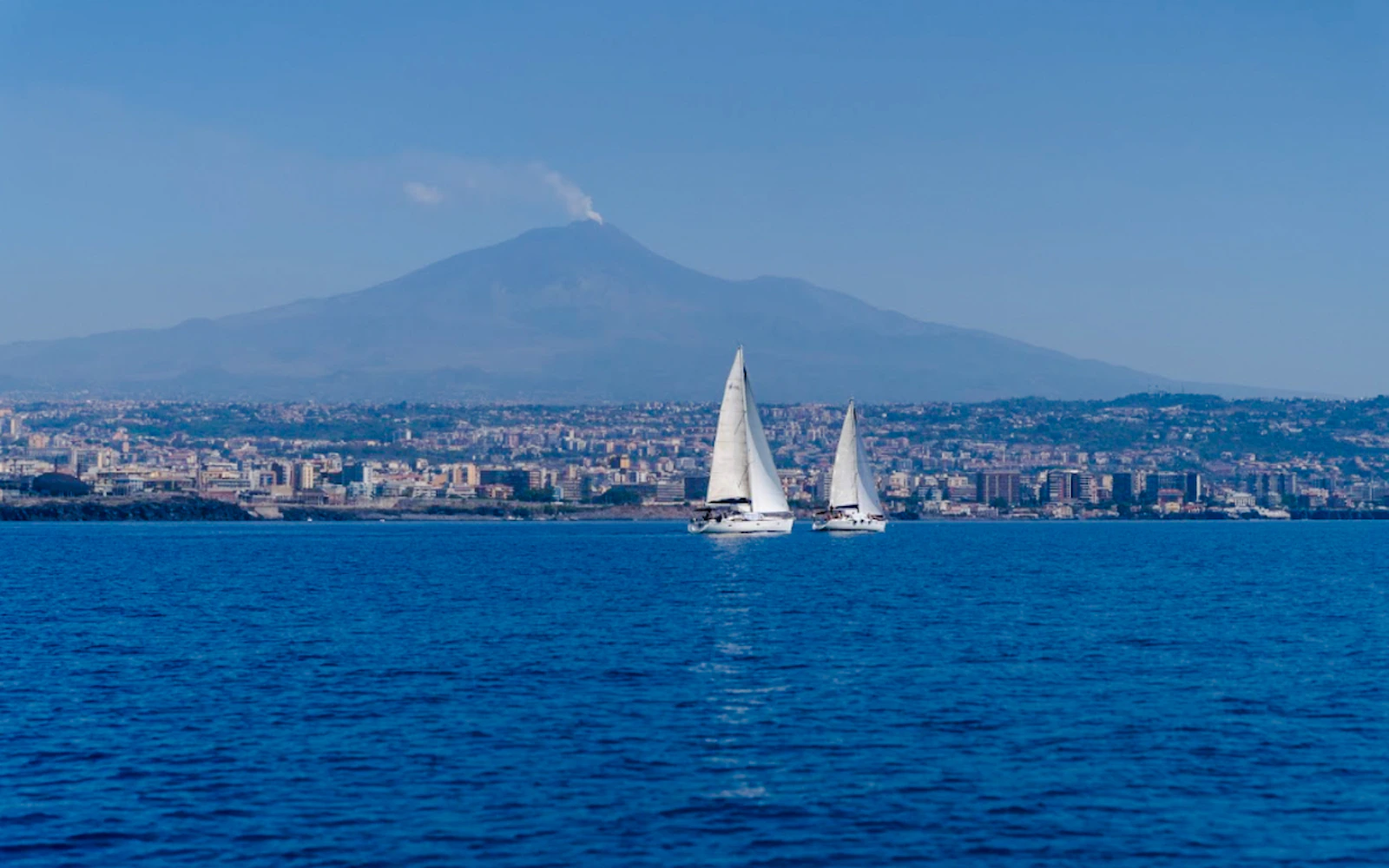 Catania Coast Sailing Cruise with Swim Stop and Sicilian Aperitif Image 2