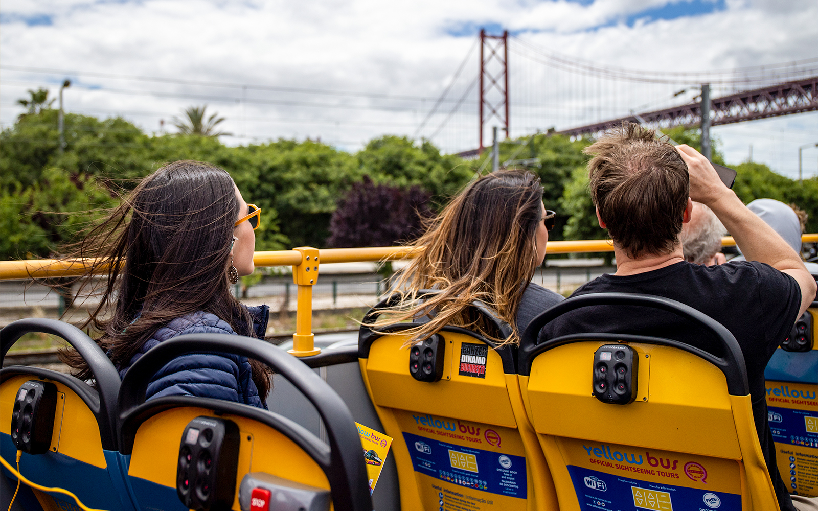 passengers during Bus Tour of Lisbon