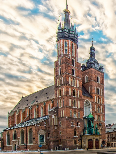 St. Mary's Basilica in Krakow, part of the Krakow Card Museums and Attractions Pass.