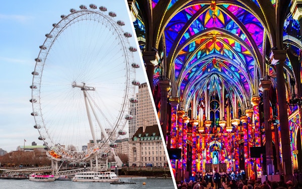 Combo: London Eye & LUMINISCENCE London: The 360° Immersive Show