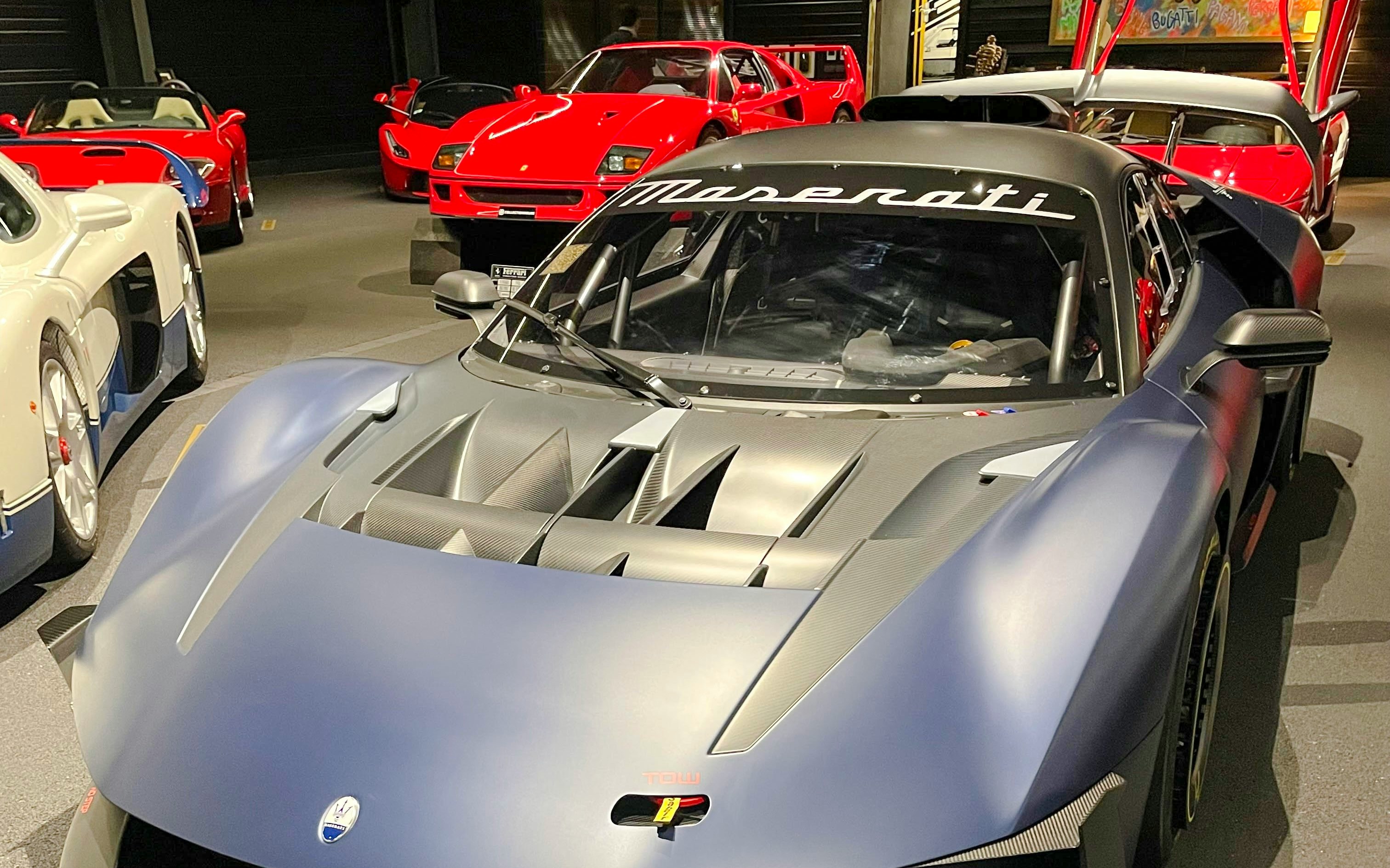 Maserati MCXtrema at Coligny Car Museum, Lyon, France.