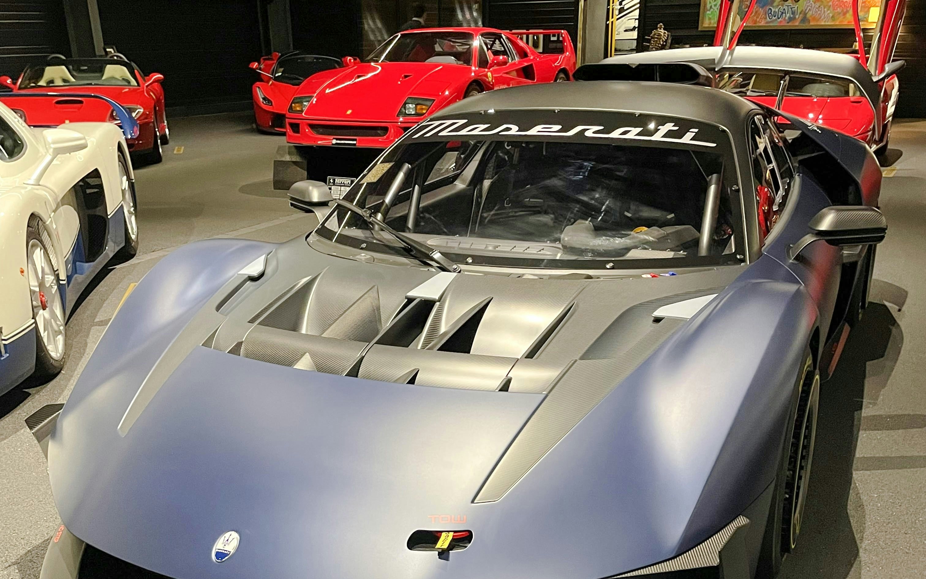 Maserati MCXtrema at Coligny Car Museum, Lyon, France.