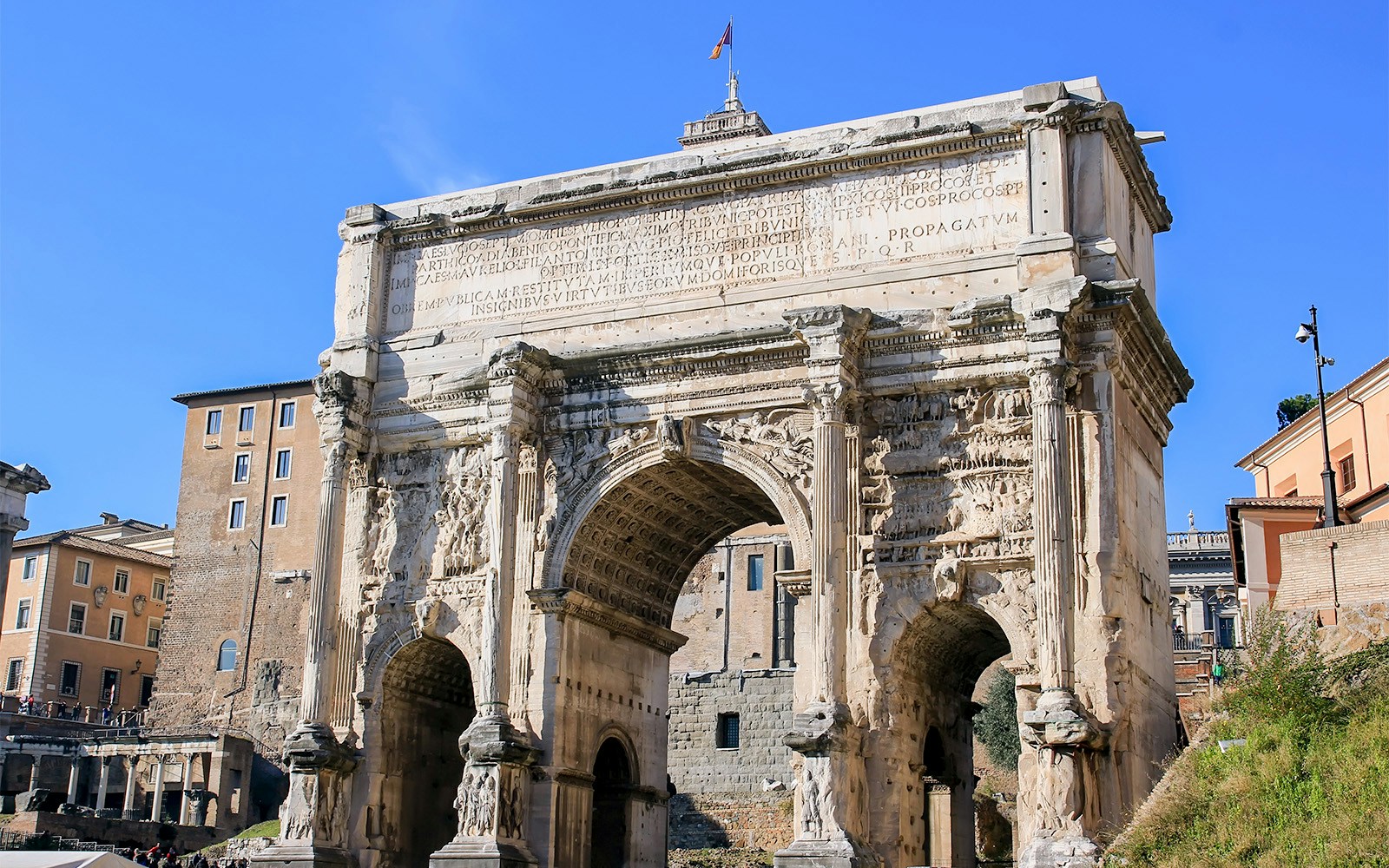 Roman Forum - arch of septimius severus