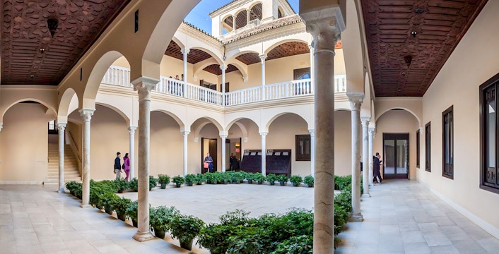 Courtyard of the Picasso Museum Malaga