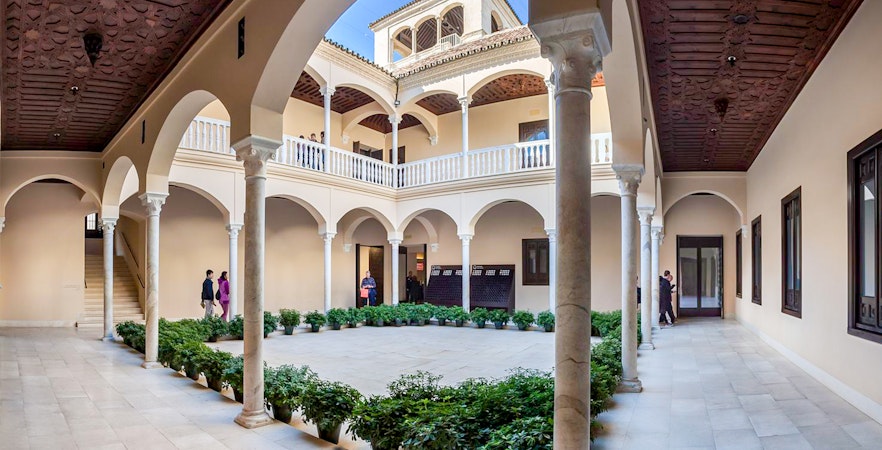 Courtyard of the Picasso Museum Malaga