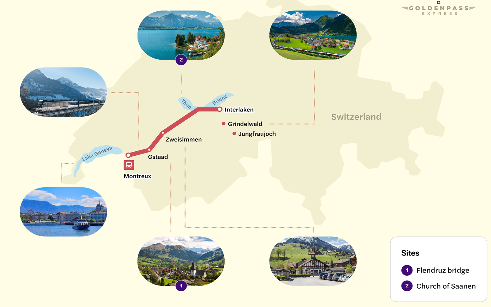 Golden Pass Map