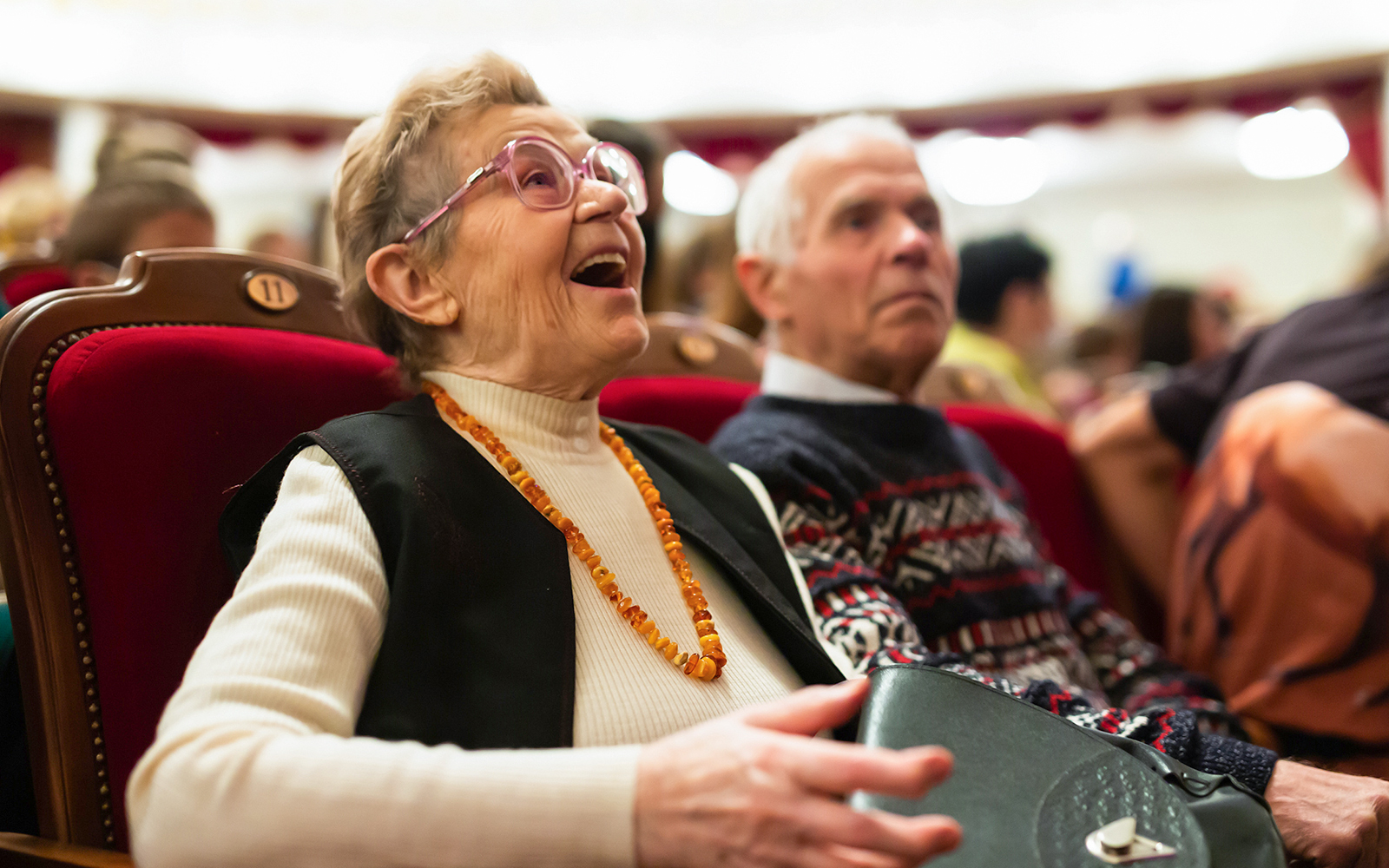 Guests watching film in Universal Studios Hollywood