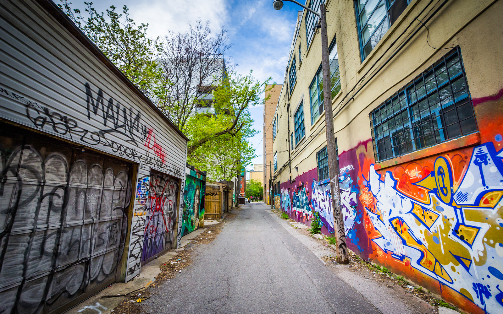 Graffiti alley, Queen Street West, Toronto