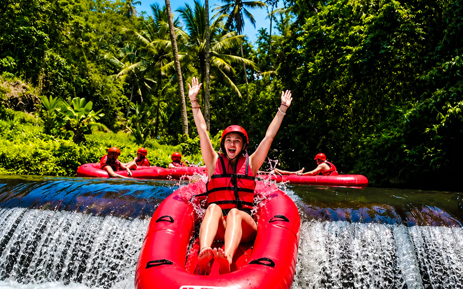 Ubud River Tubing with Waterfall and Jungle Canyon (Product 53114)
