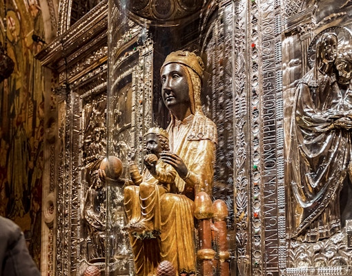 Black Madonna in Montserrat Monastery, Spain, Catalonia