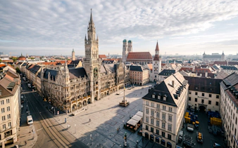 Marienplatz with Neues Rathaus in Munich, part of the Exclusive Munich Oktoberfest Origins Walking Tour.