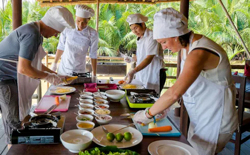 farm-to-table experience at tra que with cooking class-1