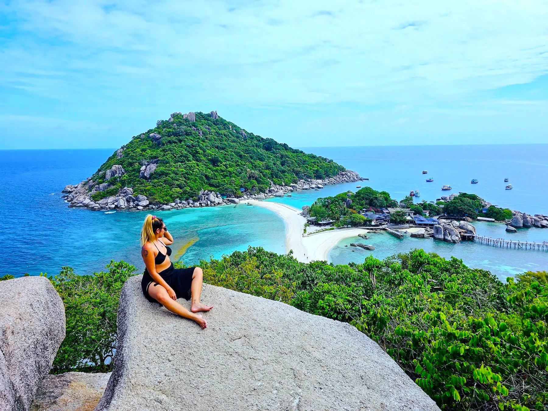 koh tao: private longtail tour with snorkel, nang yuan visit-1
