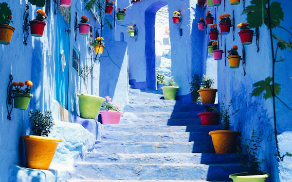 From Casablanca by Train: 2-Day Tangier & Chefchaouen Tour with Overnight in Tangier