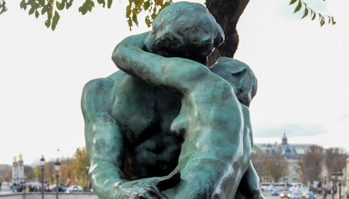 The Kiss Bronze sculpture by Rodin Auguste